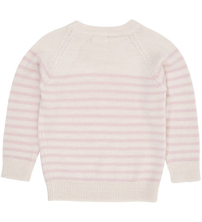 Copenhagen Colors Blouse - Wool - Knitted - Cream/Dusty Rose Str