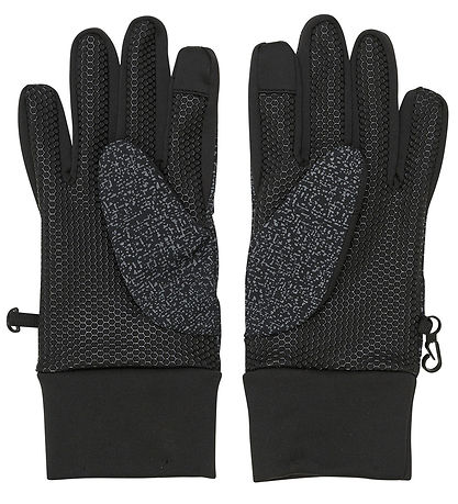 Color Kids Hanskar - Softshell - Svart