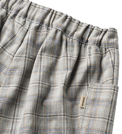 Wheat Trousers - Henry - Cloudy Blue Check
