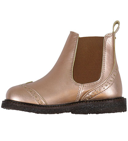 Angulus Kängor - Chelsea - Bronze/Cognac