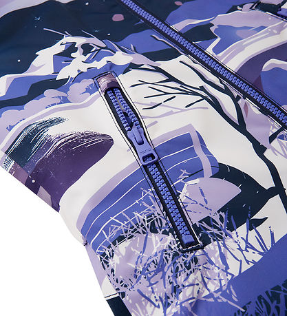Reima Snowsuit - Kurikka - Breezy Violet w. Print