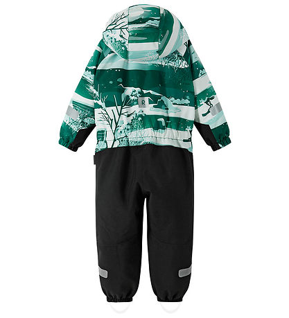 Reima Snowsuit - Kurikka - Deeper Green w. Print
