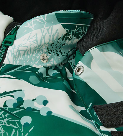 Reima Snowsuit - Kurikka - Deeper Green w. Print