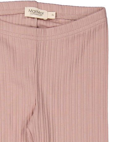 MarMar Leggings - Rib - Modal - Light Plum