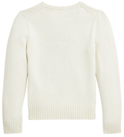 Polo Ralph Lauren Blouse - Wool - White w. Dog