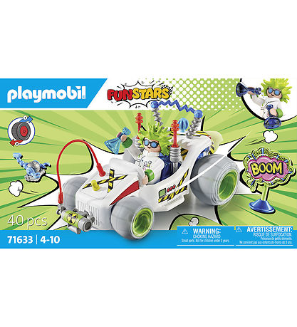 Playmobil Funstars - Kappakstursprófessor - 71633 - 40 Partar