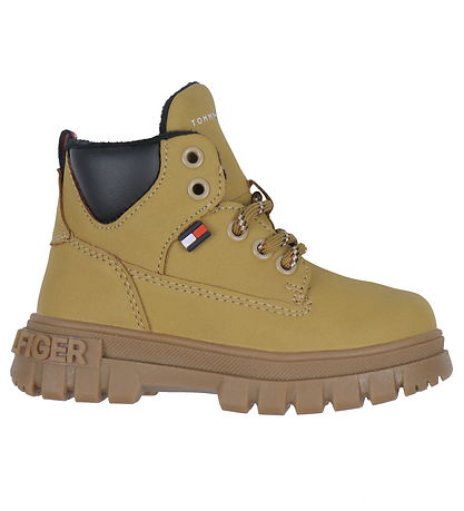 Tommy Hilfiger Stígvél - Lace-Up - Ochre