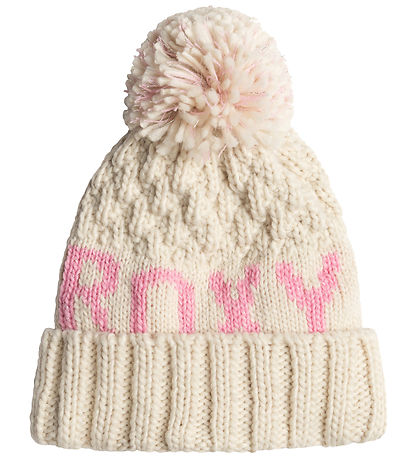 Roxy Beanie - Knitted - Tonic - Buttercream w. Pom-Pom