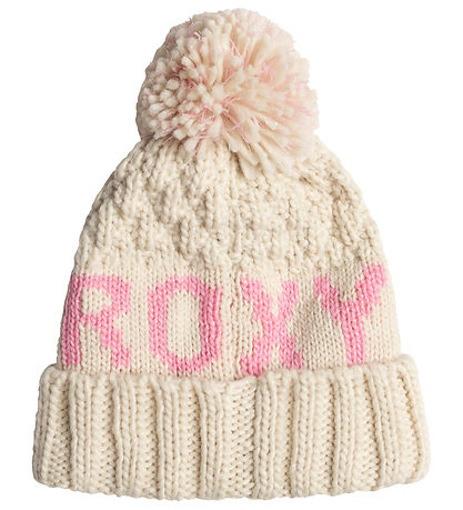 Roxy Beanie - Knitted - Tonic - Buttercream w. Pom-Pom