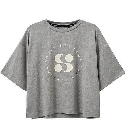 Sofie Schnoor Stuttermabolur - Grey Melange