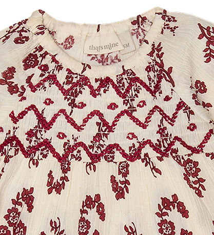 That's Mine Bluse - Lelou - Blossom Rouge