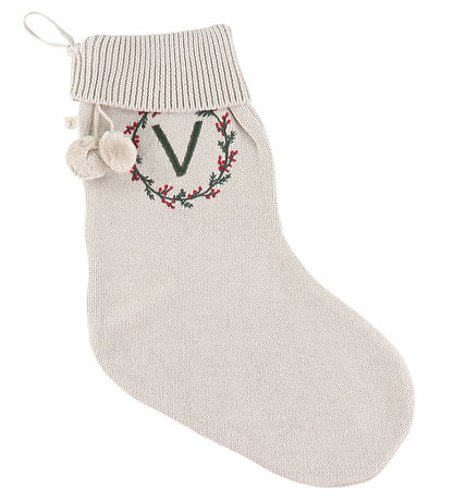 That's Mine Christmas Stocking - Knitted - V - Cam - Peyote