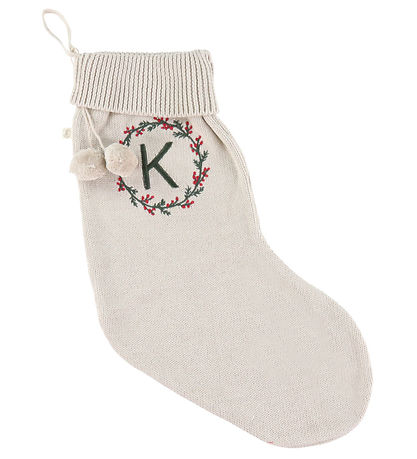 That's Mine Christmas Stocking - Knitted - K - Cam - Peyote
