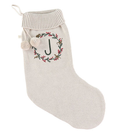That's Mine Christmas Stocking - Knitted - J - Calle - Peyote