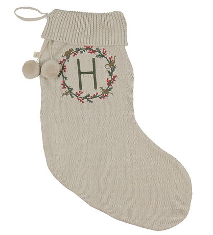 That's Mine Christmas Stocking - Knitted - H - Calle - Peyote