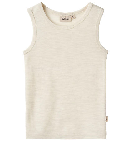 Wheat Undershirt - Wool - Iggy - Eggshell Melange