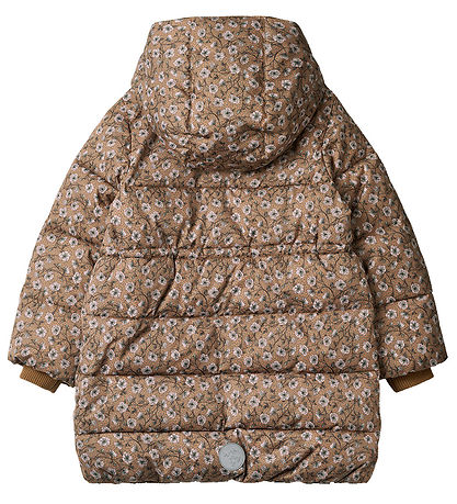 Wheat Vadderad jacka - Yrsa - Caramel Anemoner