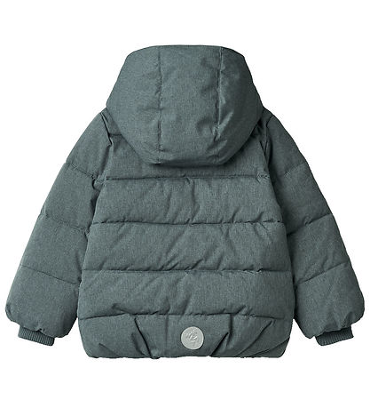 Wheat Puffer Jacket - Gael - Ink Melange