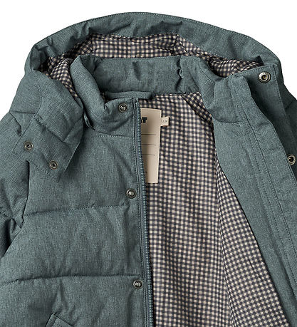 Wheat Puffer Jacket - Gael - Ink Melange