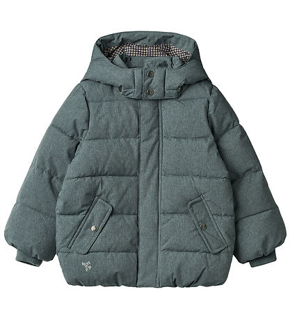 Wheat Puffer Jacket - Gael - Ink Melange