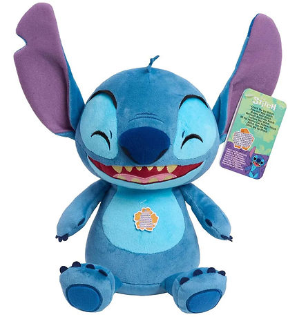 Disney Stitch Soft Toy w. Sound and Movement - 24 cm - Crack Me 