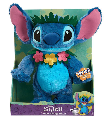 Disney Stitch Soft Toy w. Sound and Movement - Dance & Sing Stit