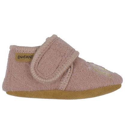 En Fant Slippers - Wool - Bark w. Unicorn