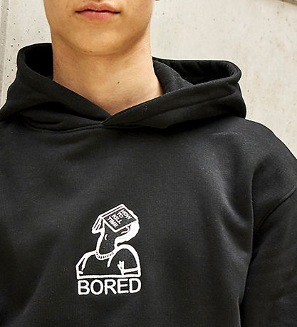 Hound Kapuzenpullover - Hoddie mit Stickerei - Black