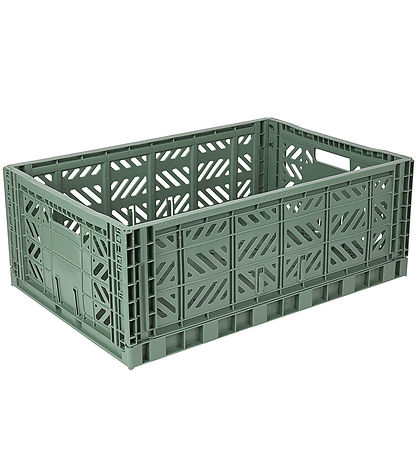 Aykasa Foldable Box - 60x40x22 cm - Maxi - Almond Green