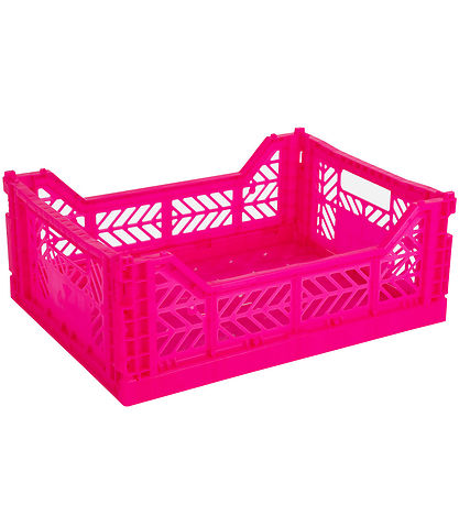 Aykasa Foldable Box - 40x30x15 cm - Midi - Neon Pink