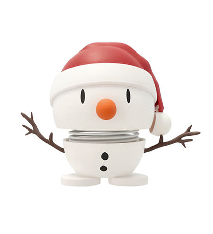 Hoptimist Soft Santa Snowman - 7.5 cm - White