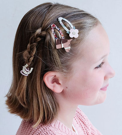Mimi & Lula Hair Clips - 4-Pack - 5 cm - Horse & Flower Homestea