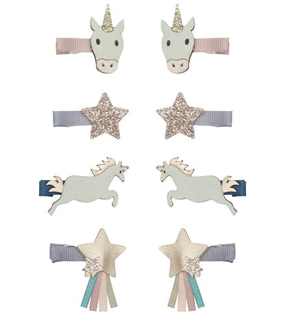 Mimi & Lula Haarspangen - 8er-Pack - Mini Unicorn Little Prince