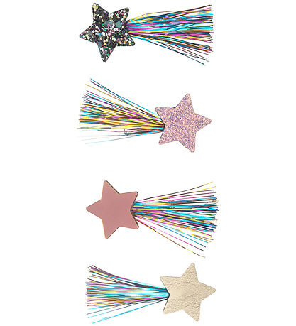 Mimi & Lula Hiusklipsi - 4 kpl - Comet Tinsel Party Time