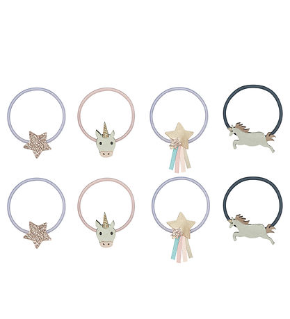 Mimi & Lula Haargummis - 8er-Pack - Unicorn Little Prince