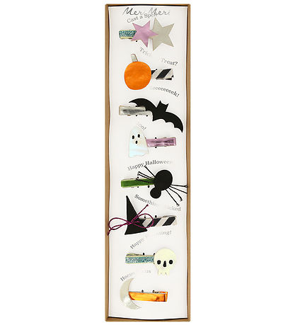 Meri Meri Haarspange - 8er-Pack - 4,5 cm - Halloween Icons