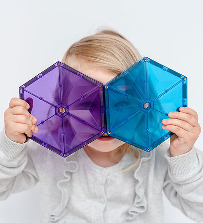 Connetix Magnet Set - 30 Delar - Rainbow Geometry Pack