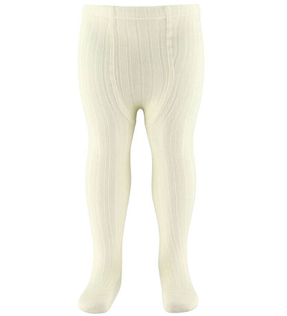 Condor Tights - Rib - Wool - Cream