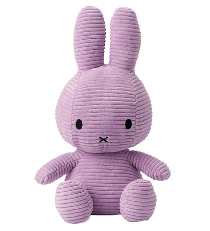 Bon Ton Toys Soft Toy - 23 cm - Miffy ECO - Corduroy Lilac