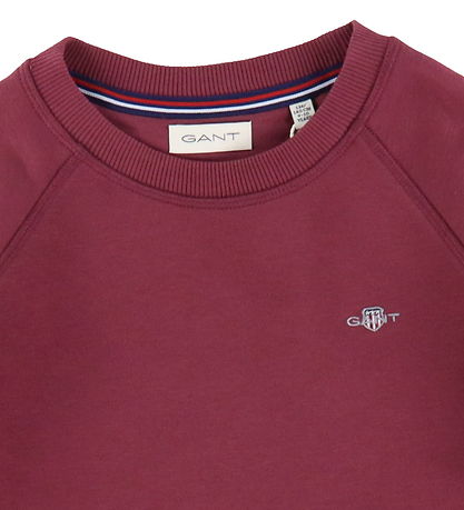 GANT Sweatshirt - Shield - Wine Utg