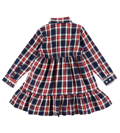 GANT Kleid - Geprüft Flannel - Evening Blue