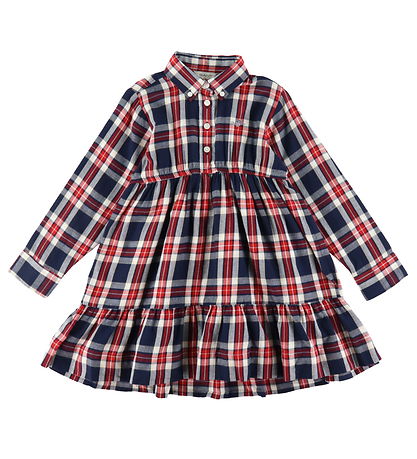 GANT Kleid - Geprüft Flannel - Evening Blue