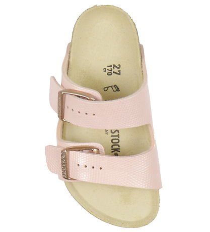 Birkenstock Sandals - Arizona Kids BS - Shiny Lizard/Light Rose