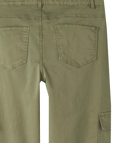 LMTD Byxor - NlnTalse Cargo - Deep Lichen Green