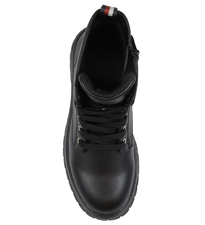 Tommy Hilfiger Stígvél - Lace-Up - Svart