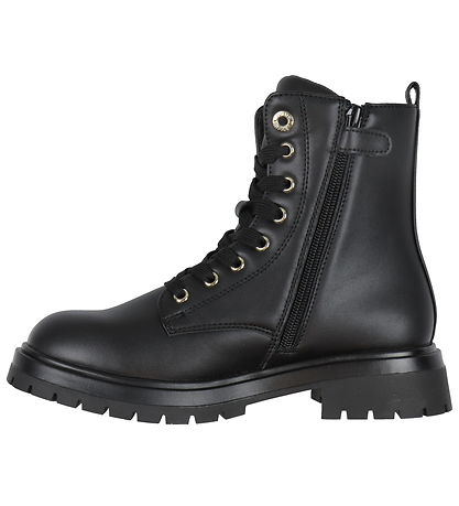 Tommy Hilfiger Stígvél - Lace-Up - Svart