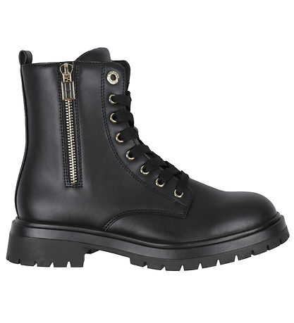 Tommy Hilfiger Stígvél - Lace-Up - Svart