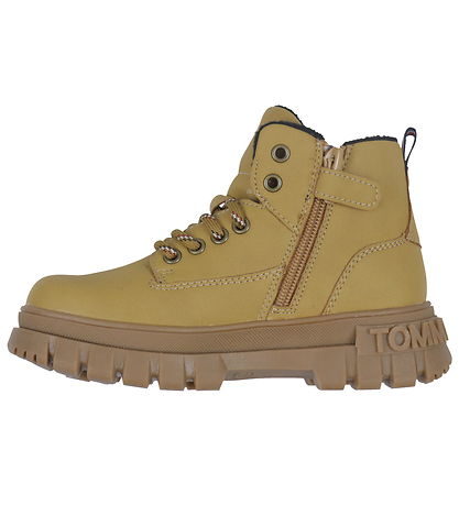 Tommy Hilfiger Stígvél - Lace-Up - Ochre