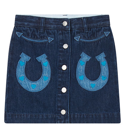 Stella McCartney Kids Pils - Gallaefni - Blár M. Hestaskó