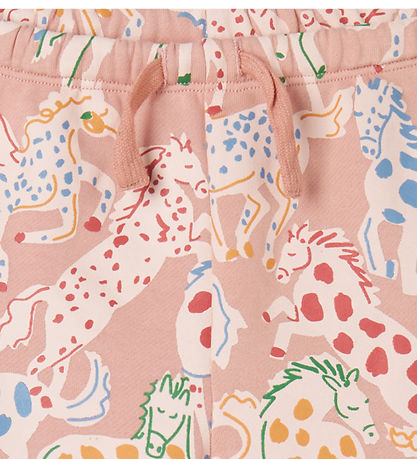 Stella McCartney Kids Joggingbuxur - Bleikt M. Hestar